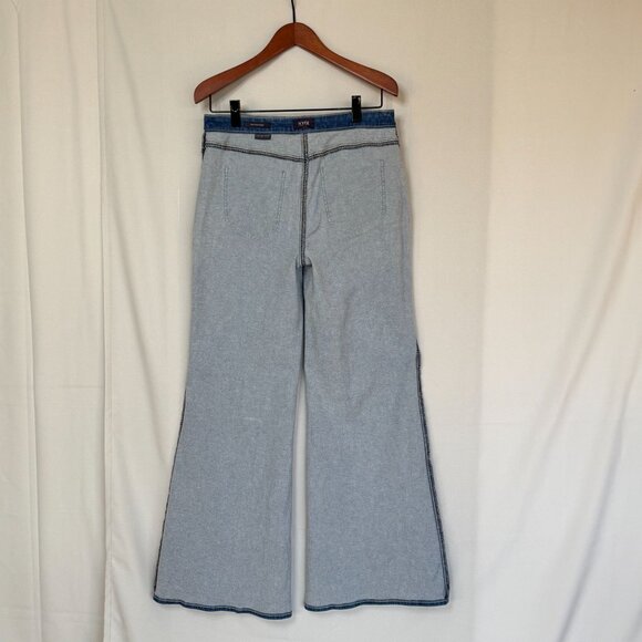 NYDJ Mia Palazzo Jeans: Fairmont Wash LIFTXTUCK High Waist Wide Leg Size 10 - Picture 10 of 15